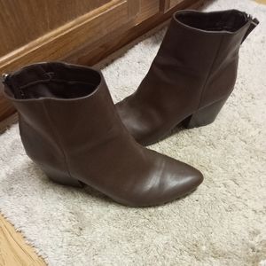 Brown booties